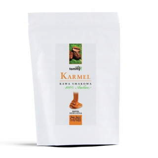 Káva mletá - Aromatizovaná káva mletý karamel 100% arabica 250g