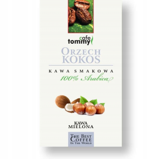Káva mletá -  Chuť orechy kávy - KOKOS 1KG MIELONA