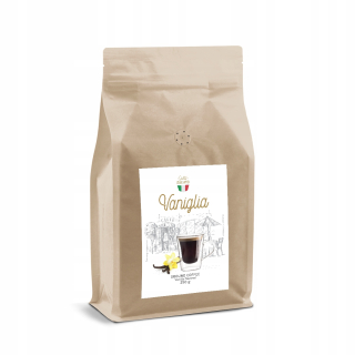Káva mletá -  Ochutená Káva vanilka 250g zem arromat