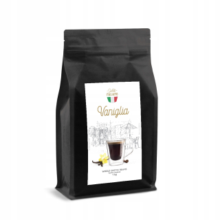 Zrnková káva - Chuť kávu vanilka 1kg čerstvo pečené zrno