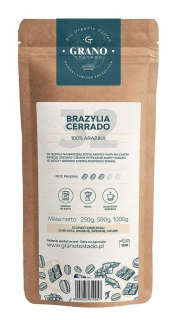 Káva mletá -  Kávové diamanty. GRANOPOLIDO BRAZILA CERRADO 1000