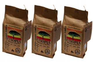 Zrnková káva -  Káva čerstvo spálená Etiópia Jimma keffa AA 3 kg