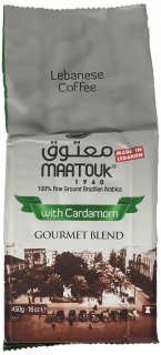 Káva mletá -  Káva s Cardamom Maatouk Mielona 450g Libanon