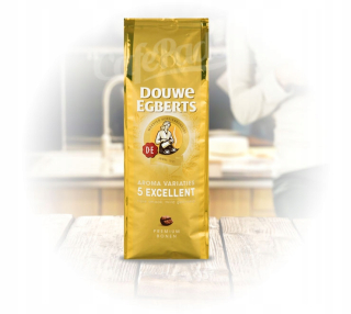 Zrnková káva -  Káva Beans Douwe Egberts 5 Výborné 500G Holandsko