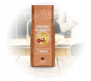 Zrnková káva -  Zrná Coffee Douwe Egberts 7 MOCA 500G z Holandska