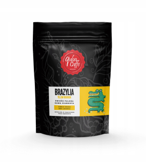 Zrnková káva - Kávové zrná 250g Brazílsky žltý Bourbon Single