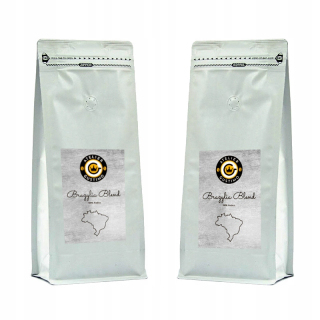 Zrnková káva -  Fazuľa Káva Brazília 2 x 1 kg Atelier Gustimo