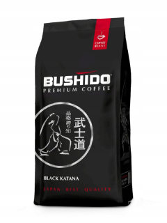 Zrnková káva -  Bushido Black Coffee Beans Katana Arabica 227g
