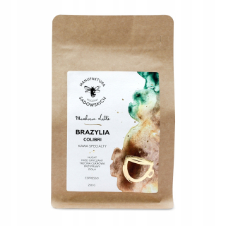 Zrnková káva - Káva Beans Brazília Colibri 250 g