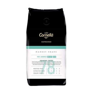 Káva bez kofeínu -  Cornella espresso decaf eco 78,500g