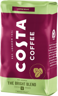 Zrnková káva -  Costa Cost Cost Coffee Coffee 1 kg Bright Blend