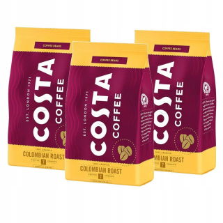 Zrnková káva - Costa Cost Counter Columbian Roast 3x500g