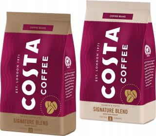 Zrnková káva -  Costa Podpis 2x500g Grainy Coffee
