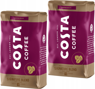Zrnková káva - Costa Costa Signature Dark 2x 1kg Coffee Bean