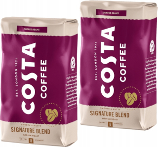 Zrnková káva - Costa Costa Signature Stredné 2x1kg Grainy Coffee