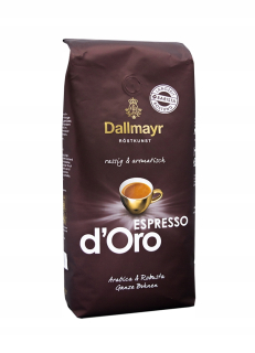 Zrnková káva - Kávové zrná DALLMAYR ESPRESSO D'ORO 1 kg