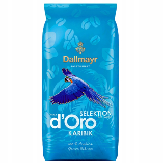 Zrnková káva -  Kávové zrná Dallmayr Crema d'Oro Karibik 1 kg