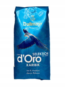 Zrnková káva -  Kávové zrná Dallmayr d'Oro Selection KARIBIK