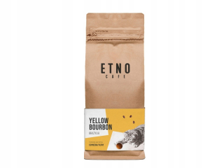 Zrnková káva -  ETNO Kaviareň Žltá Bourbon 1kg Káva