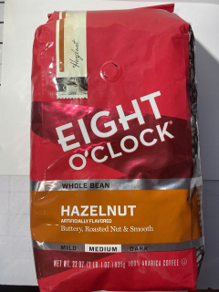 Zrnková káva -  Osem Oclock Coffee Hazelnut 935G z USA