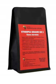 Zrnková káva - Grainy Coffee Ethiópia Sidamo 100% Arabica 250g