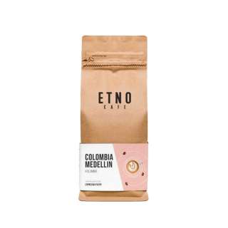 Zrnková káva -  ETNO Cafe Colombia Medellin 1kg Káva
