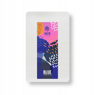 Zrnková káva -  Hayb Blue Espresso Blend 250 g obilia