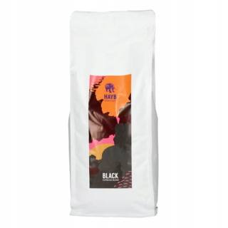 Zrnková káva -  Kávové zrná HAYB - Black Republic 1kg