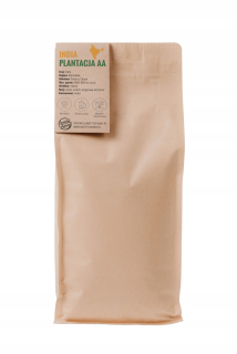 Zrnková káva - Káva Beans India Plantation AA Arabčina 1 kg