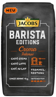 Zrnková káva -  Káva Beans Jacobs Barista Crema Intenso 1KG