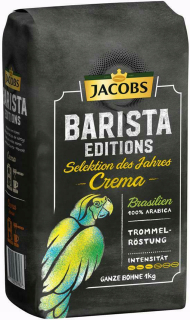 Zrnková káva -  Káva Beans Jacobs Barista Crema Brasilien 1KG