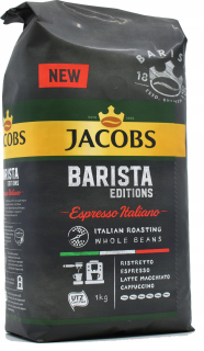 Zrnková káva -  Kávové zrná JACOBS BARISTA ESPRESSO ITALIANO 1k