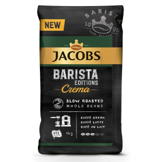 Zrnková káva - Káva Beans Jacobs Barista Beans Crema 1kg