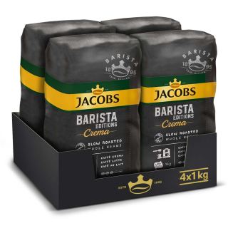 Zrnková káva -  Káva Beans Jacobs Barista Crema 4kg