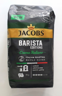 Zrnková káva - Kávové zrná Jacobs Barista Crema Italiano 1kg