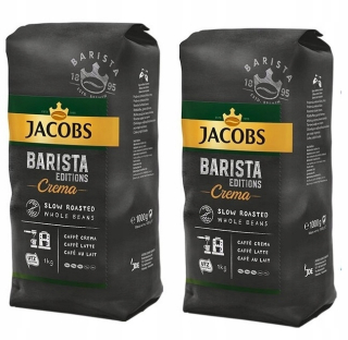 Zrnková káva - Káva Beans Jacobs Barista Editions Crema 2x1kg