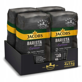 Zrnková káva -  Káva Beans Jacobs Barista Espresso 4kg