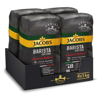 Zrnková káva -  Káva Beans Jacobs Barista Ital. Espresso 4kg