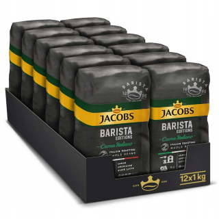 Zrnková káva -  Kávové zrná Jacobs Barista Italiano Crema 12 kg
