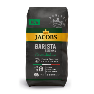 Zrnková káva -  Káva Beans Jacobs Barista Italiano Crema 1kg