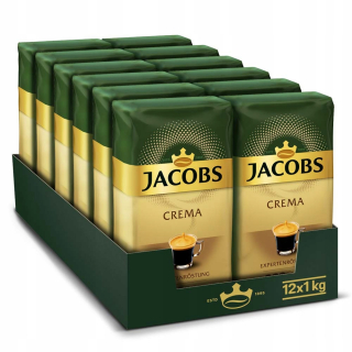 Zrnková káva -  Káva Beans Jacobs Crema 12kg