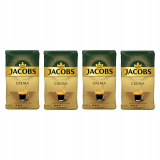 Zrnková káva - Káva Beans Jacobs Crema 4x500g, intenzívna. 3/6