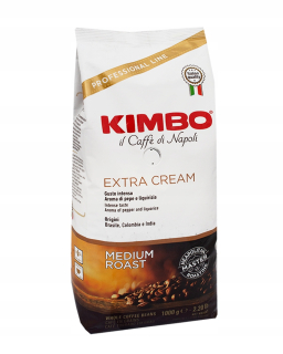 Zrnková káva - Kimbo Extra krémový krém 1 kg