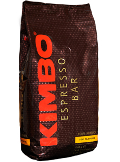 Zrnková káva - Kávové zrná KIMBO TOP FLAVOR 1 kg