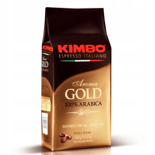 Zrnková káva - Kimbo Aroma Gold 500g Grainy Coffee