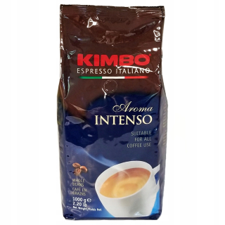 Zrnková káva -  Kávové zrná Kimbo Aroma Intenso 1kg