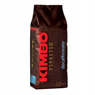 Zrnková káva -  Kimbo espresso decfafinato 500g kávu