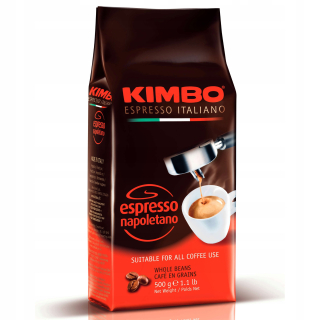 Zrnková káva - Kimbo espresso fazuľa Napoletano 500g