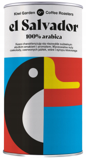 Zrnková káva - Kávové zrná Kiwi 100% Arabica EL SALVADOR 200g