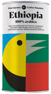 Zrnková káva - Káva zrnitosť Kiwi čerstvo pražená etiópia Arabica